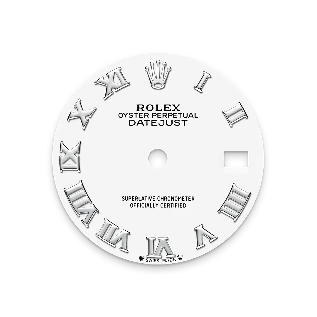 White dial