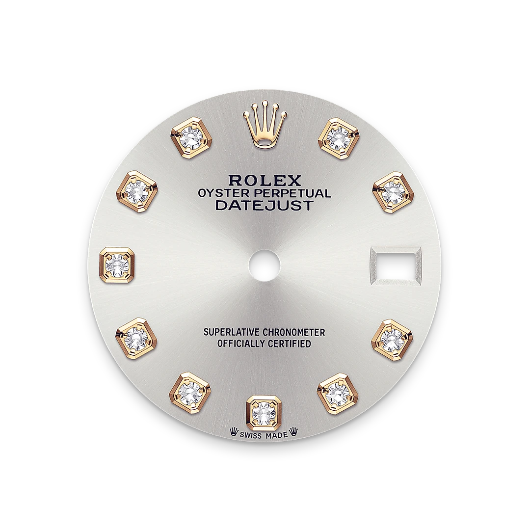 Silver dial