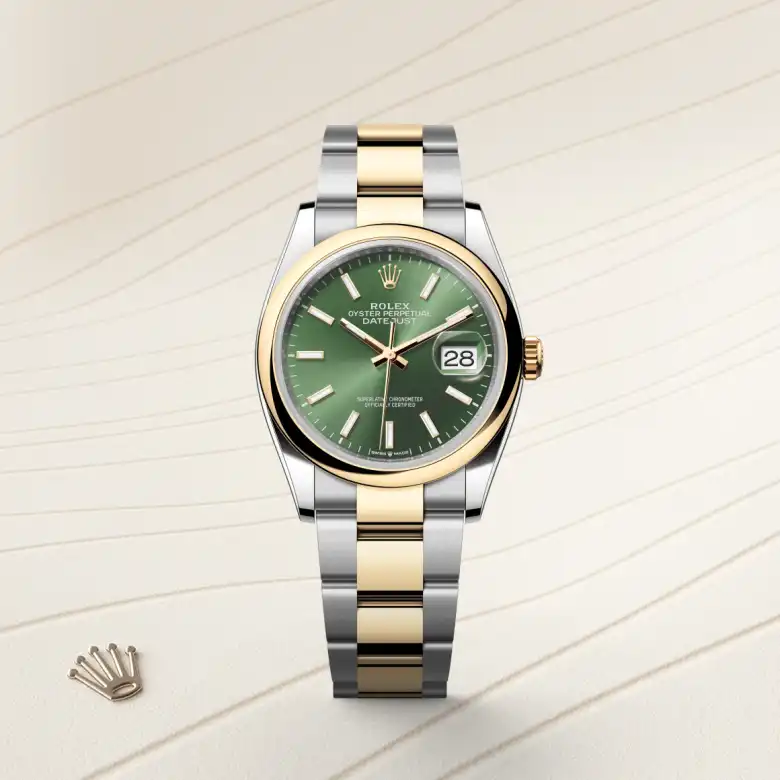 Rolex Datejust 36 in 36 mm oystersteel and yellow gold, M126203-0058 - Cooke & Kelvey