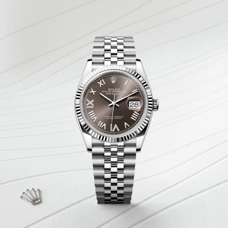 Rolex Datejust 36 in 36 mm oystersteel and white gold, M126234-0071 - Cooke & Kelvey