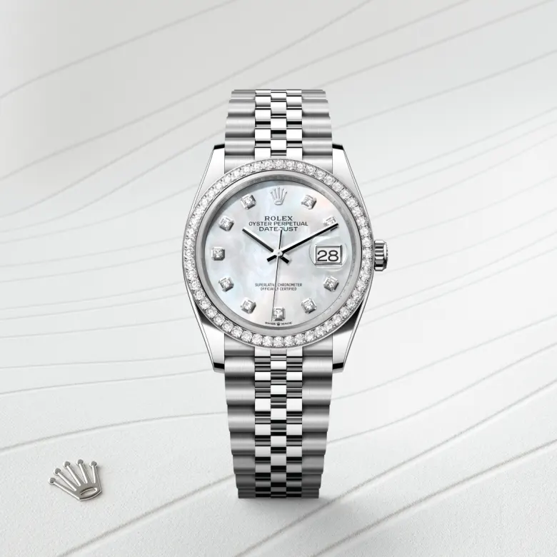 Rolex Datejust in 36 mm oystersteel, M126284RBR-0011 - Cooke & Kelvey