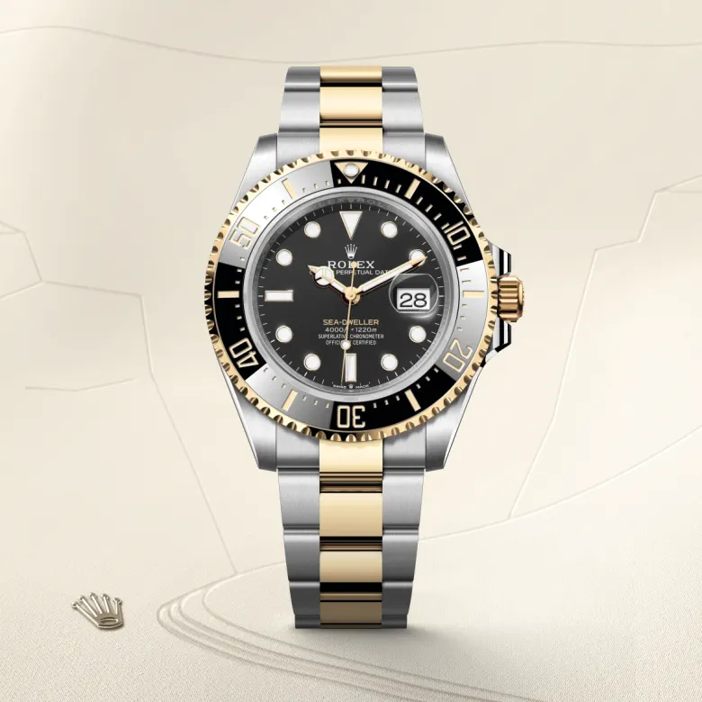 Rolex Sea-Dweller in 43 mm oystersteel and yellow gold, M126603-0001 - Cooke & Kelvey