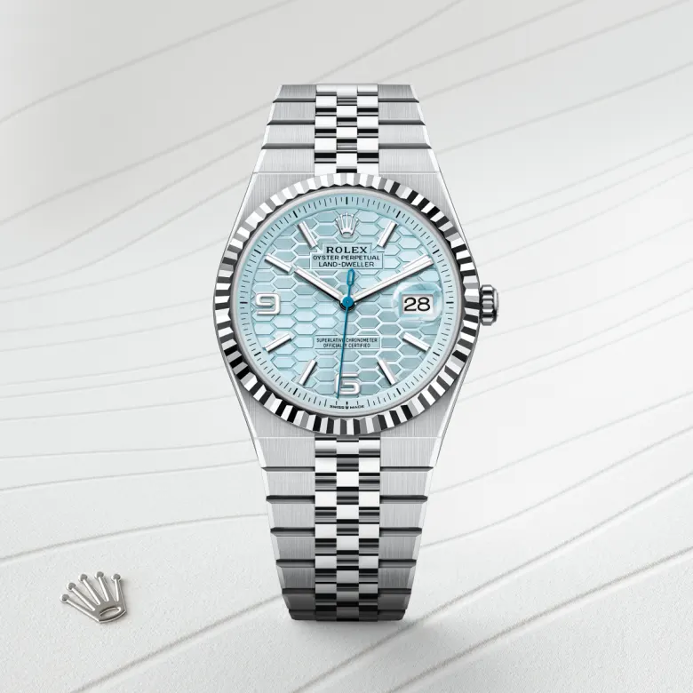Rolex Land-Dweller 40 in 40 mm platinum, M127336-0001 - Cooke & Kelvey
