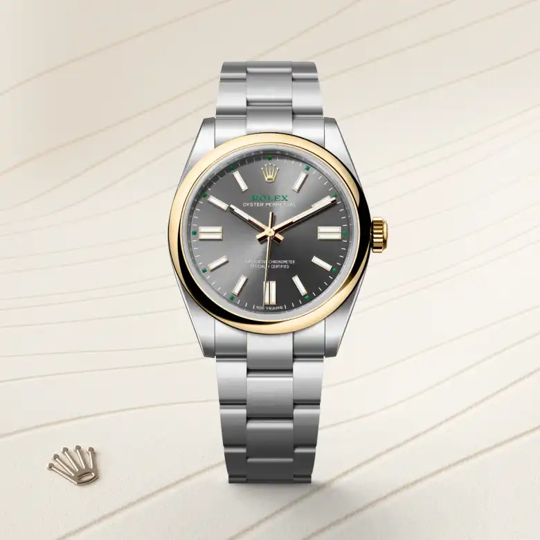 Rolex Oyster Perpetual 41 in 41 mm oystersteel and yellow gold, M134303-0001 - Cooke & Kelvey