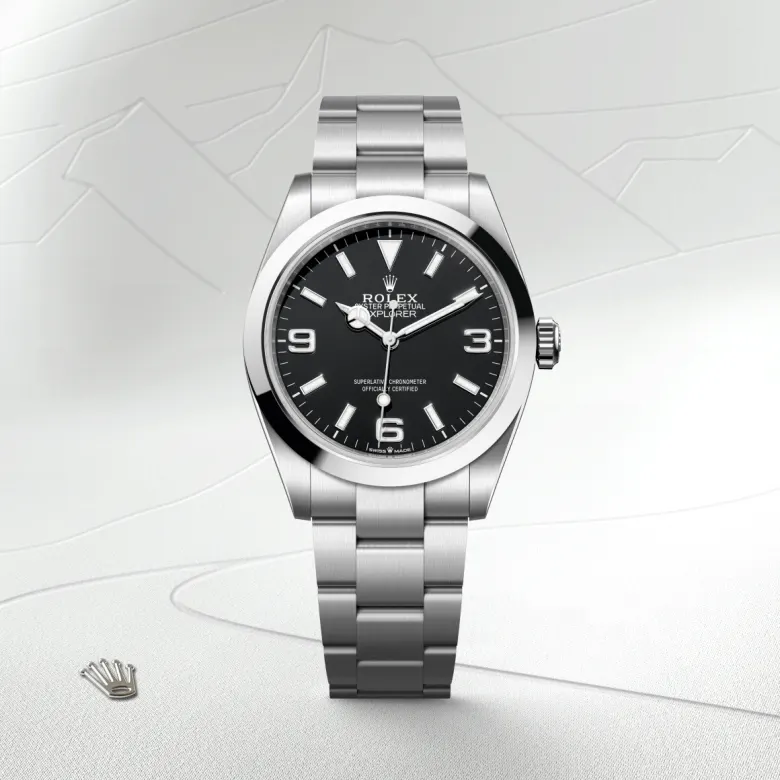 Rolex Explorer 40 in 40 mm oystersteel, M224270-0001 - Cooke & Kelvey