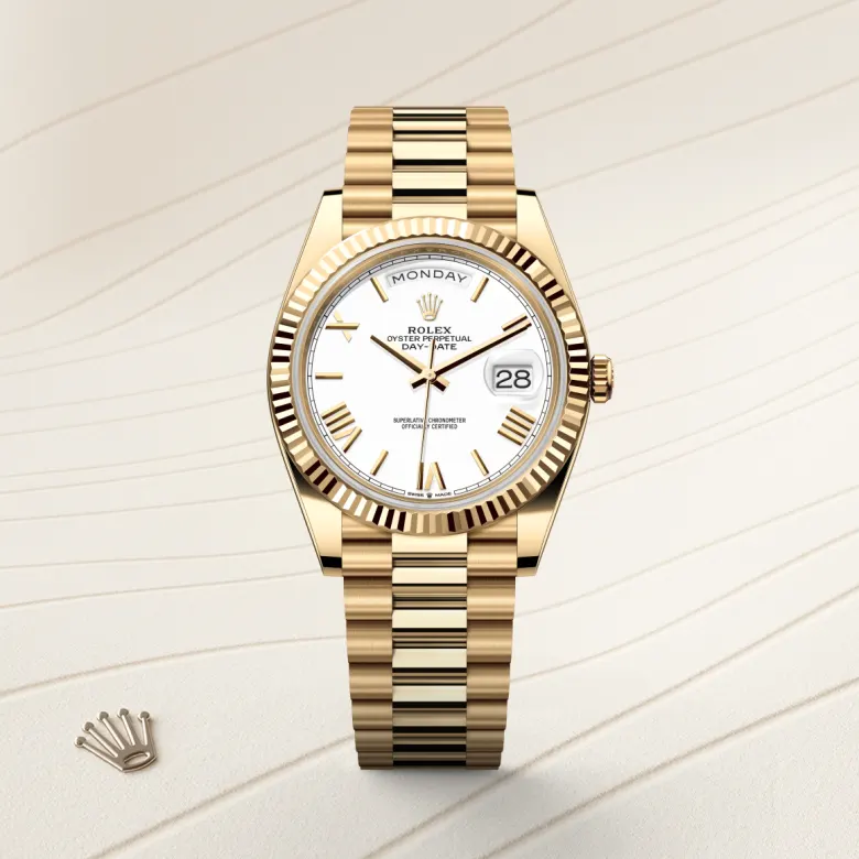 Rolex Day-Date 40 in 40 mm yellow gold, M228238-0042 - Cooke & Kelvey