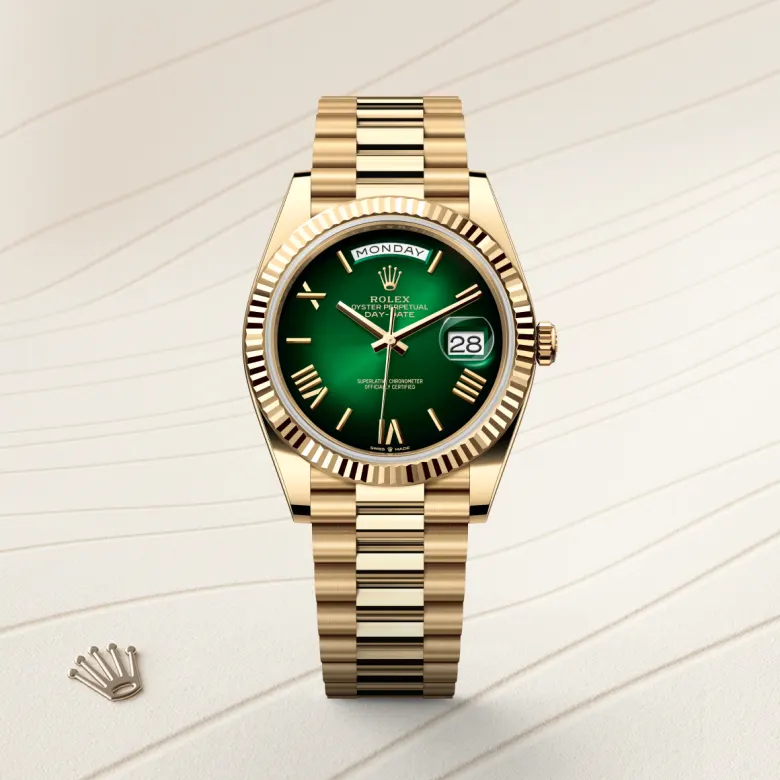 Rolex Day-Date 40 in 40 mm yellow gold, M228238-0069 - Cooke & Kelvey