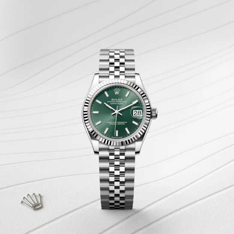 Rolex Datejust 31 in 31 mm oystersteel and white gold, M278274-0018 - Cooke & Kelvey