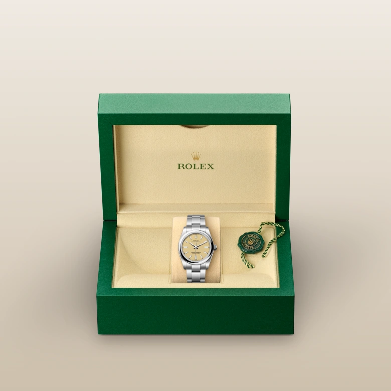 Rolex Oyster Perpetual 34 in 34 mm oystersteel, M124200-0007 - Cooke & Kelvey