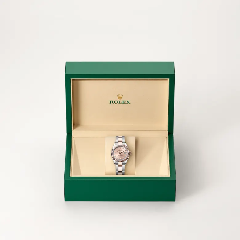 Rolex Lady-Datejust in 28 mm oystersteel and everose gold, M279171-0028 - Cooke & Kelvey