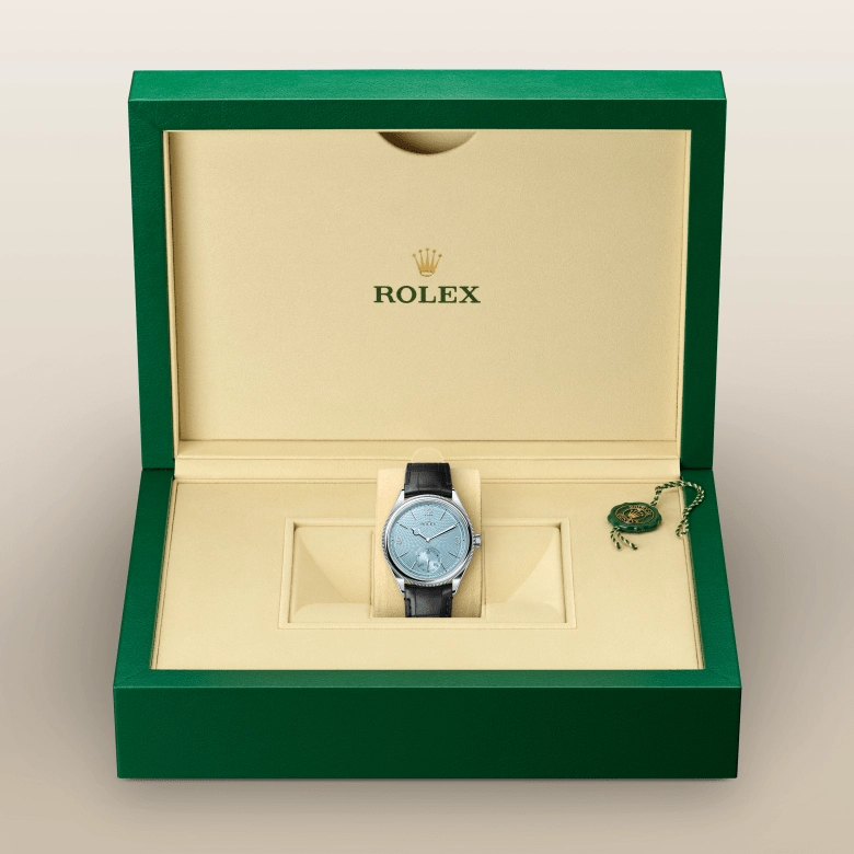 Rolex 1908 in 39 mm platinum polished finish, M52506-0003 - Cooke & Kelvey