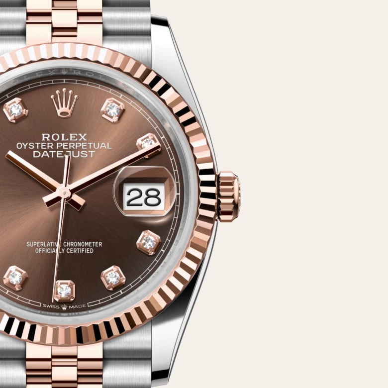 Rolex Datejust 36 in 36 mm oystersteel and everose gold, M126231-0053 - Cooke & Kelvey