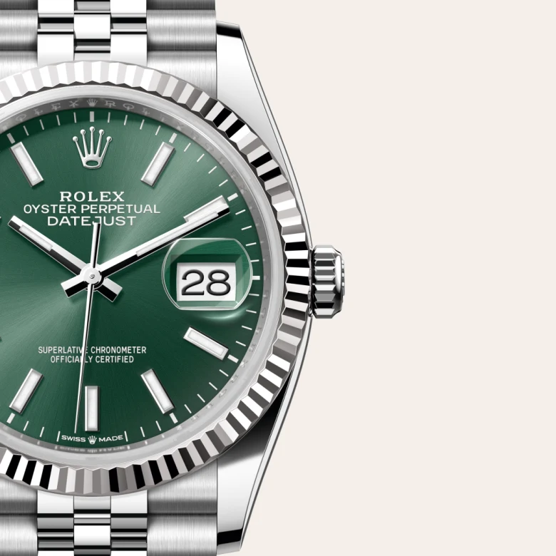 Rolex Datejust in 36 mm oystersteel, M126234-0051 - Cooke & Kelvey
