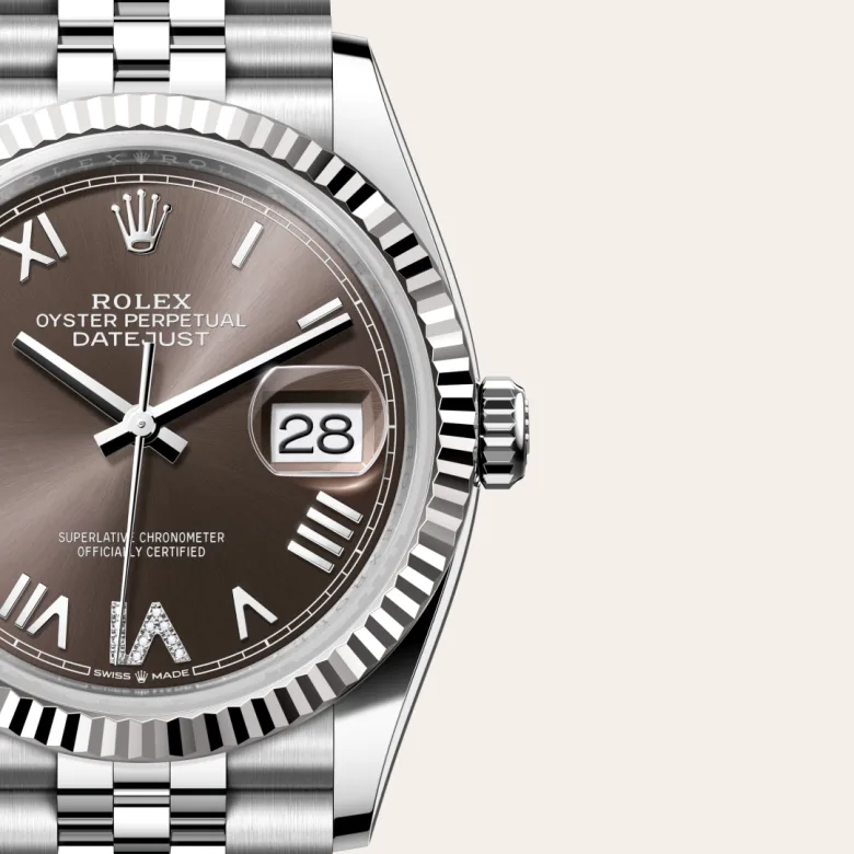 Rolex Datejust 36 in 36 mm oystersteel and white gold, M126234-0071 - Cooke & Kelvey