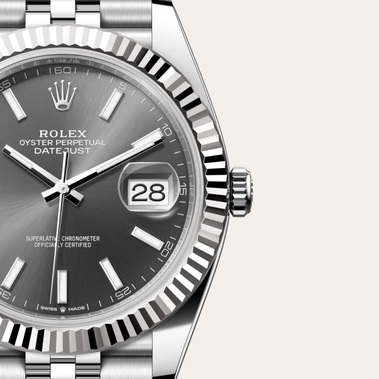 Rolex Datejust 41 in 41 mm oystersteel and white gold, M126334-0014 - Cooke & Kelvey