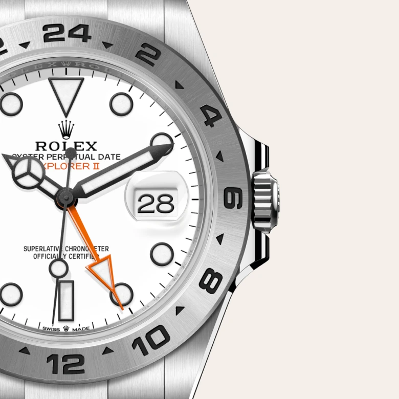 Rolex Explorer II in 42 mm oystersteel, M226570-0001 - Cooke & Kelvey