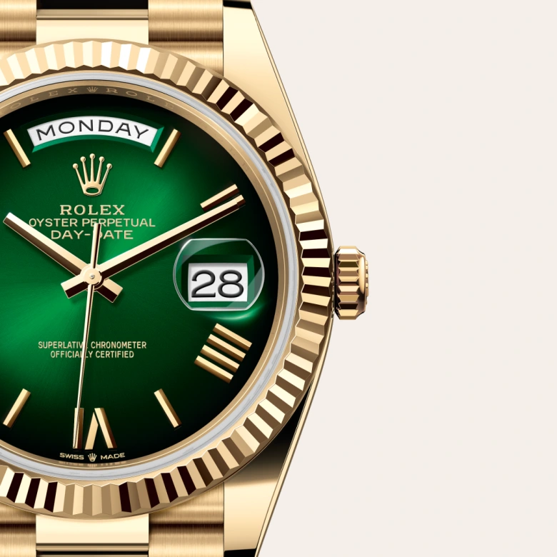 Rolex Day-Date 40 in 40 mm yellow gold, M228238-0069 - Cooke & Kelvey