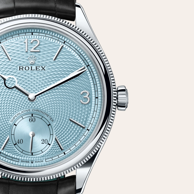 Rolex 1908 in 39 mm platinum polished finish, M52506-0003 - Cooke & Kelvey