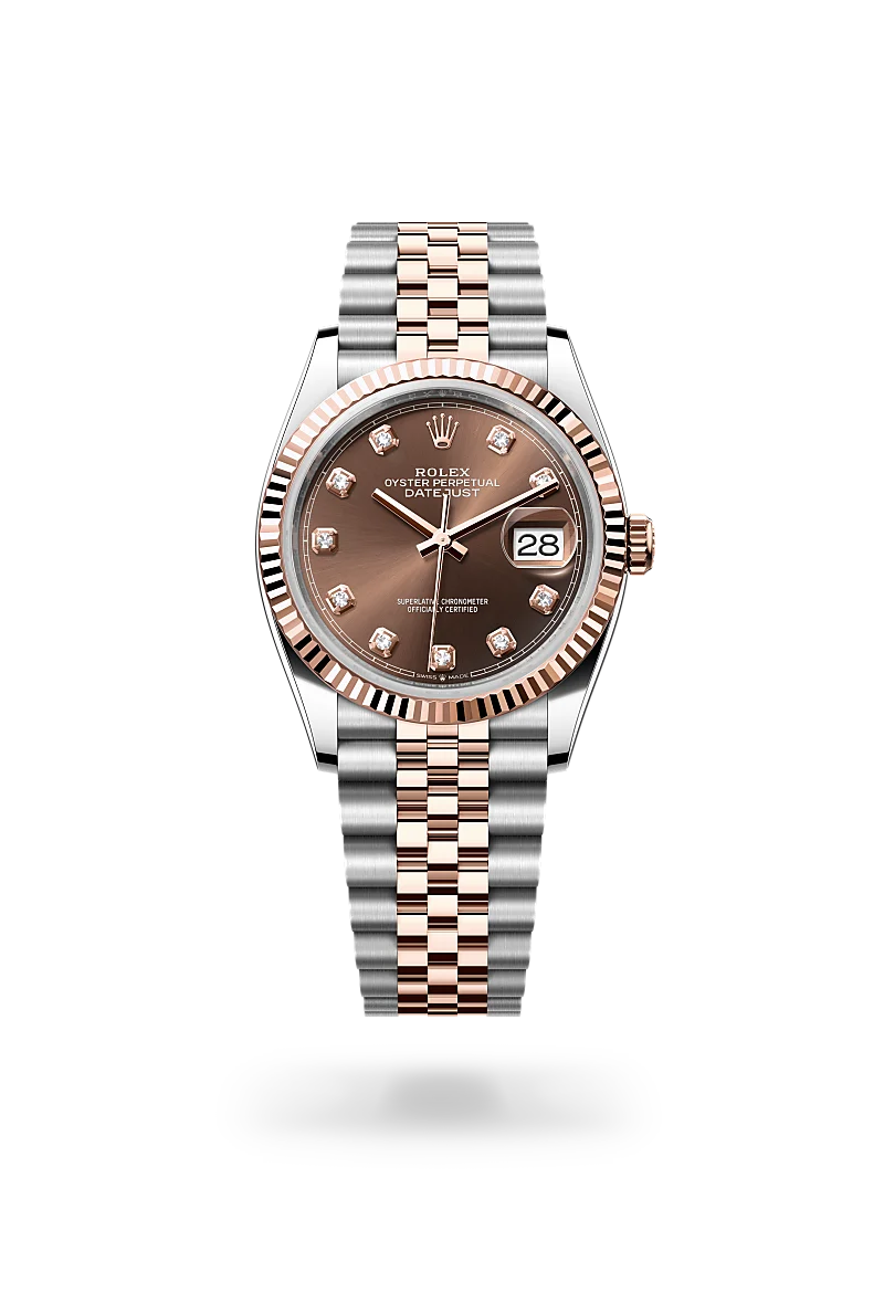 Rolex Datejust 36 in 36 mm oystersteel and everose gold, M126231-0053 - Cooke & Kelvey