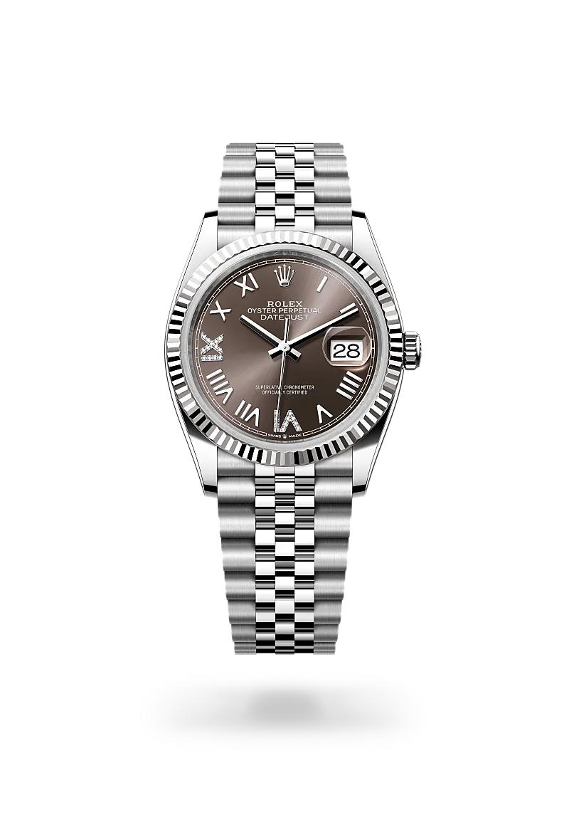 Rolex Datejust 36 in 36 mm oystersteel and white gold, M126234-0071 - Cooke & Kelvey