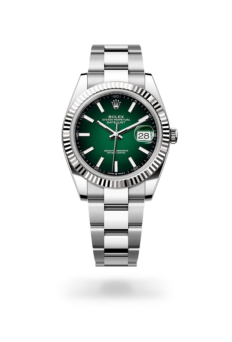 Rolex Datejust 41 in 41 mm oystersteel and white gold, M126334-0033 - Cooke & Kelvey
