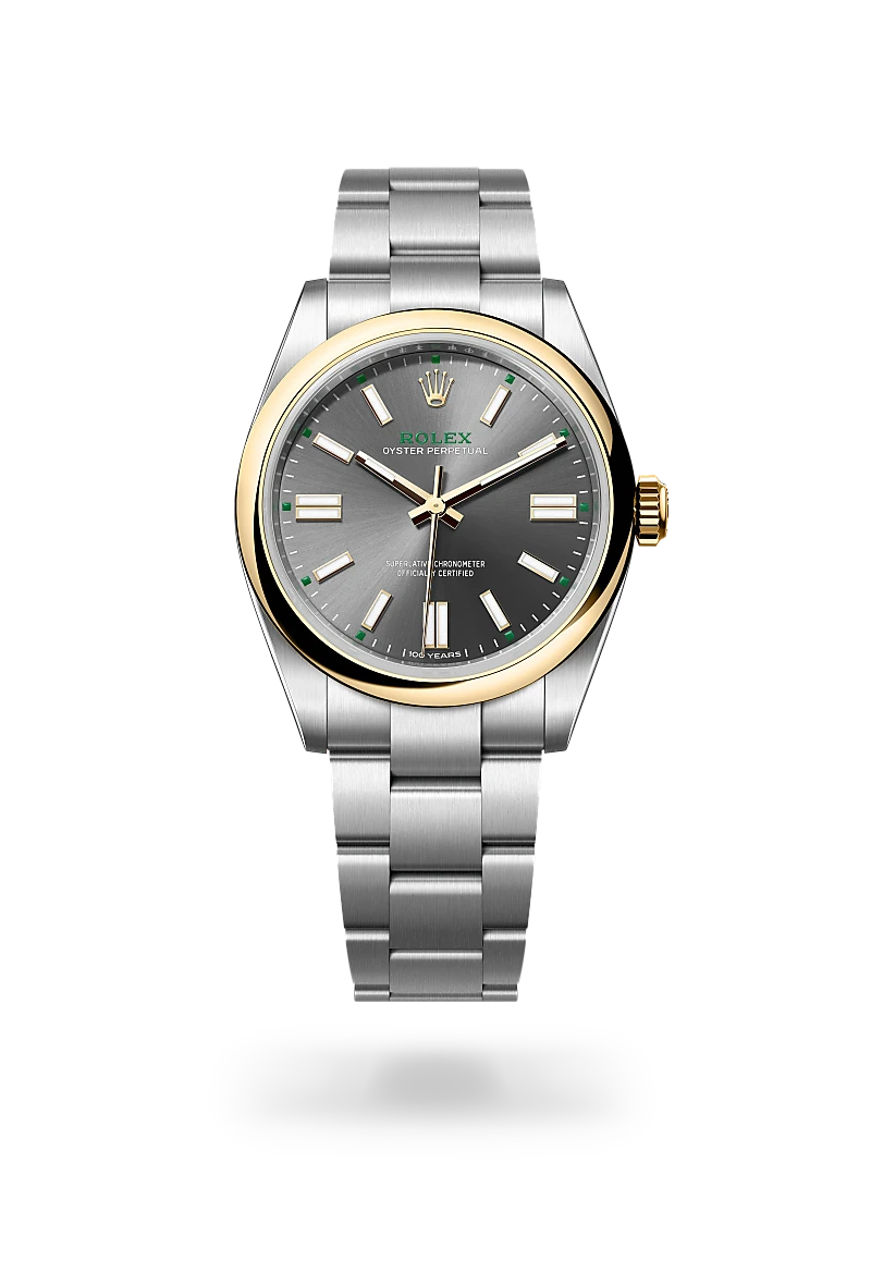 Rolex Oyster Perpetual 41 in 41 mm oystersteel and yellow gold, M134303-0001 - Cooke & Kelvey