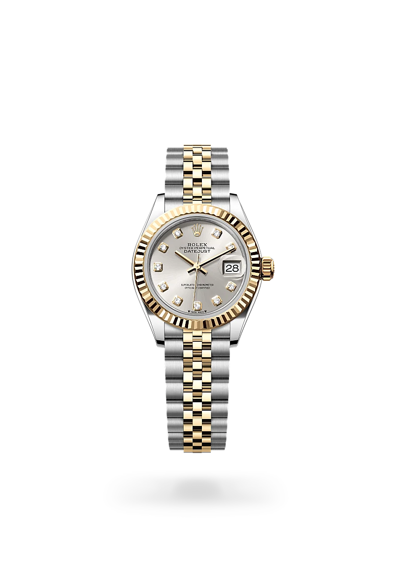 Rolex Lady-Datejust in 28 mm oystersteel and yellow gold, M279173-0007 - Cooke & Kelvey