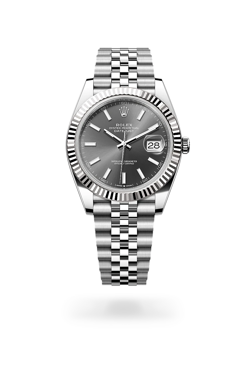 Rolex Datejust 41 in 41 mm oystersteel and white gold, M126334-0014 - Cooke & Kelvey