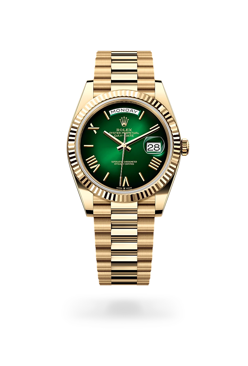 Rolex Day-Date 40 in 40 mm yellow gold, M228238-0069 - Cooke & Kelvey