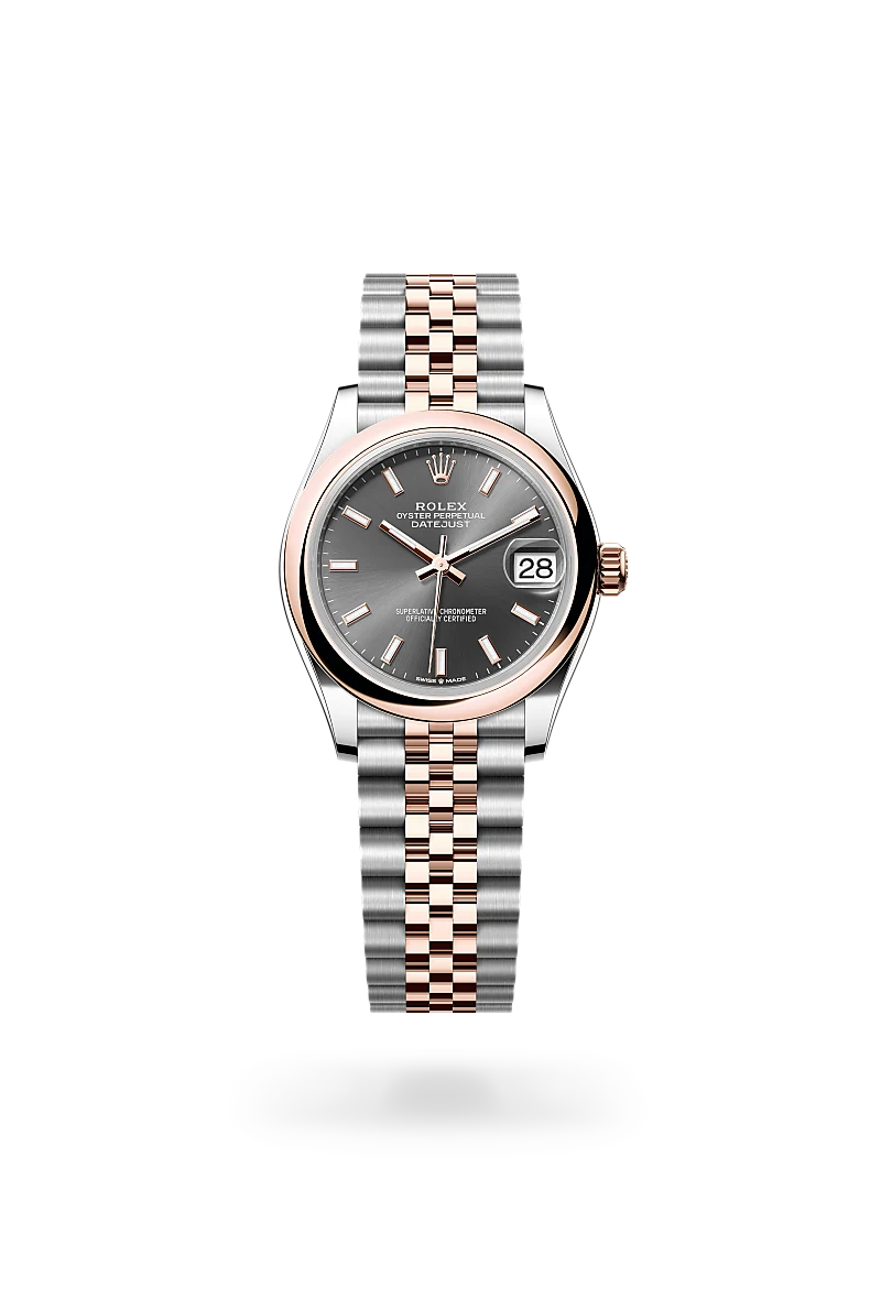 Rolex Datejust 31 in 31 mm oystersteel and everose gold, M278241-0018 - Cooke & Kelvey