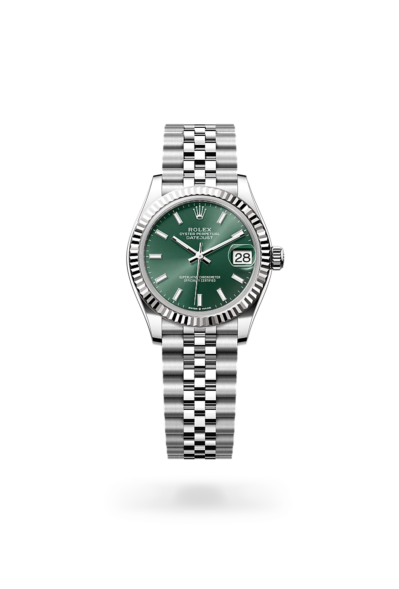 Rolex Datejust 31 in 31 mm oystersteel and white gold, M278274-0018 - Cooke & Kelvey