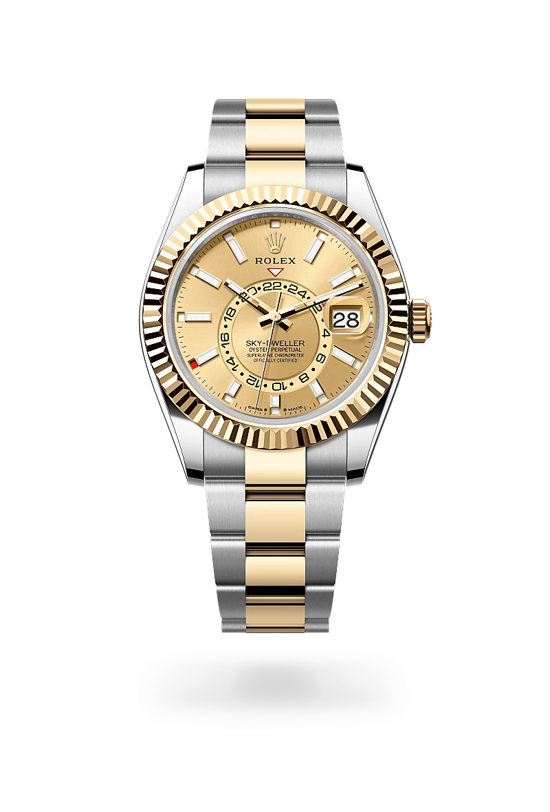 Rolex Sky-Dweller in 42 mm oystersteel and yellow gold, M336933-0001 - Cooke & Kelvey