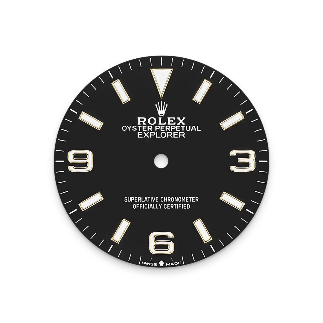 Rolex Explorer 36 in Yellow Rolesor - combination of Rolex Explorer 36 in Yellow Rolesor - combination of