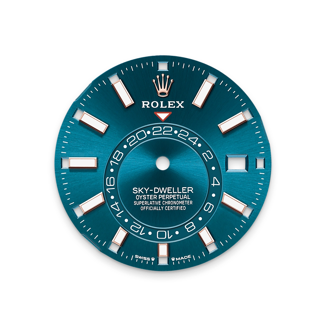 Blue-green dial